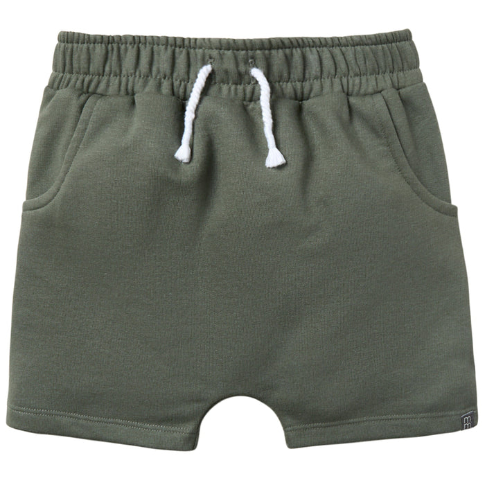 2-Pack Infant & Toddler Boys Dark Green & Light Tan Harem Shorts Bundle bottoms Gerber Childrenswear
