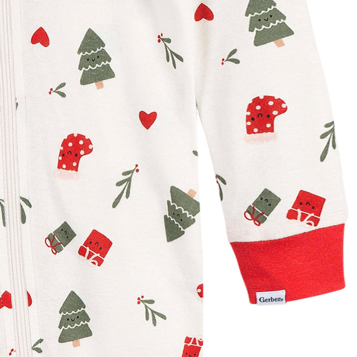 2-Pack Infant & Toddler Girls Ivory Gifts Snug Fitting Footless Pajamas Sleepwear Gerber®
