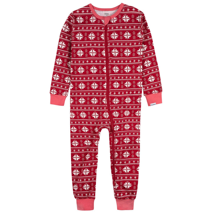 2-Pack Infant & Toddler Girls Ornaments Snug Fitting Footless Pajamas Sleepwear Gerber®