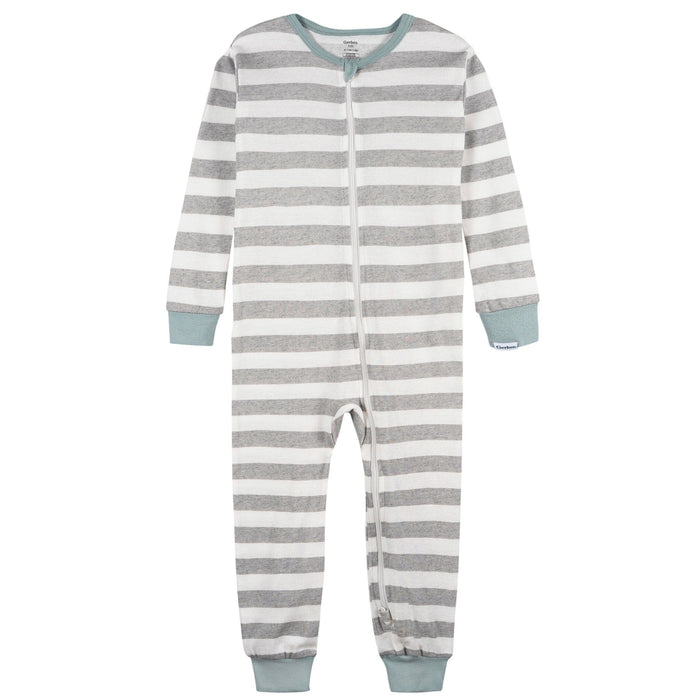 2-Pack Infant & Toddler Boys Blue Snowman Snug Fitting Footless Pajamas Sleepwear Gerber®