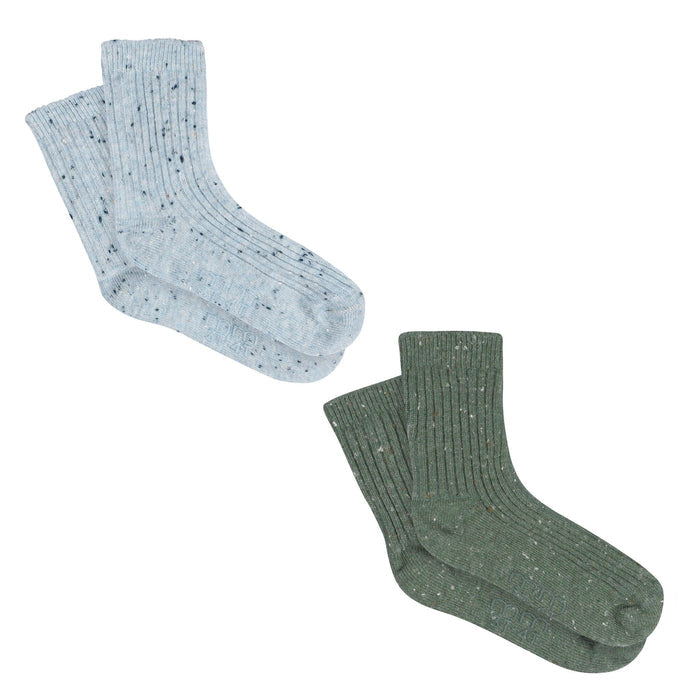 2-Pack Toddler Boys Blue & Green Ribbed Socks socks modern moments™ by Gerber®