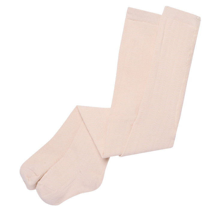 2-Pack Baby Girls Brown & Ivory Pointelle Ribbed Tights socks modern moments™ by Gerber®