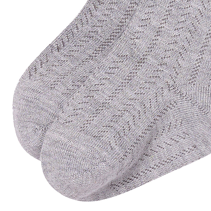 2-Pack Baby Girls Grey & Black Pointelle Ribbed Tights socks modern moments™ by Gerber®