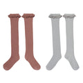 2-Pack Toddler Girls Neutral Lace Knee Socks socks modern moments™ by Gerber®