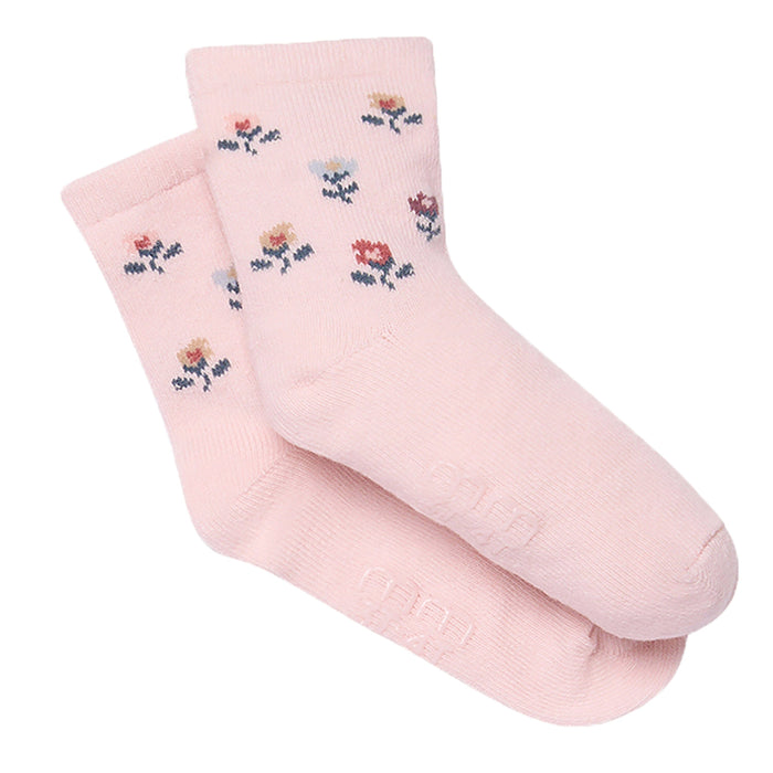 2-Pack Toddler Girls Pink Floral Knit Socks socks modern moments™ by Gerber®