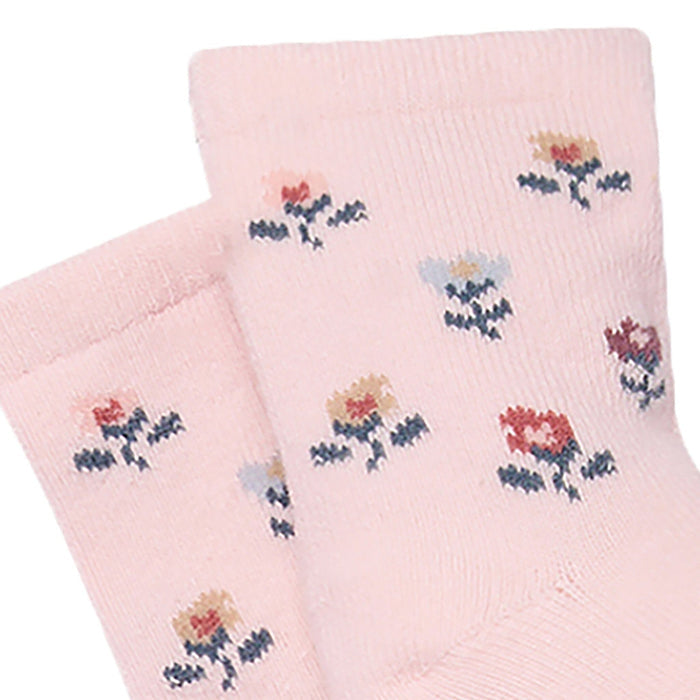 2-Pack Toddler Girls Pink Floral Knit Socks socks modern moments™ by Gerber®