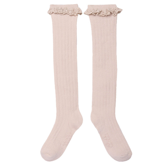2-Pack Toddler Girls Pink Lace Knee Socks socks modern moments™ by Gerber®