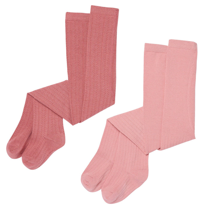 2-Pack Toddler Girls Pink Pointelle Ribbed Tights socks modern moments™ by Gerber®
