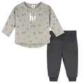 2-Piece Baby Boys Gray Arcon Top & Joggers Outfits & Sets Gerber®