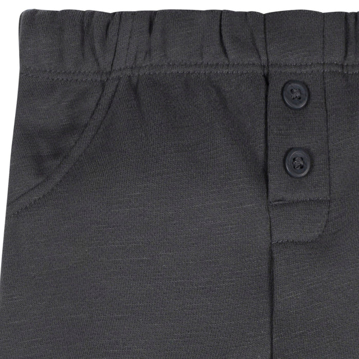 2-Piece Baby Boys Gray Arcon Top & Joggers Outfits & Sets Gerber®