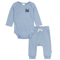 2-Piece Baby Boys Blue Bodysuit and Pant Set outfits Gerber®
