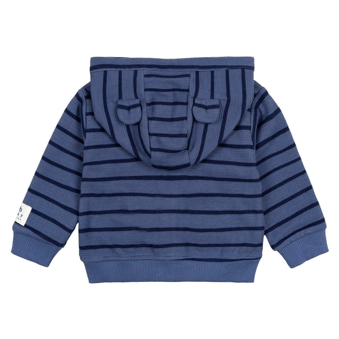 2-Piece Baby Boys Blue Stripe Hooded Jacket & Jogger Set outfits Gerber®