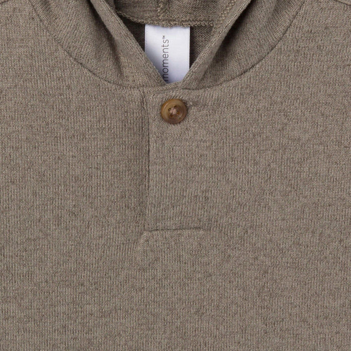 2-Piece Baby Boys Brown Heather Hooded Brushed Hacci Set Outfits & Sets Modern Moments™ by Gerber®