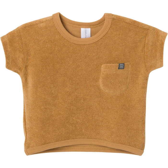 2-Piece Baby Boys Cinnamon Stripe Shirt and Short Set Outfits & Sets Modern Moments™ by Gerber®