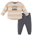 2-Piece Baby Boys Little Dude Jogger Set