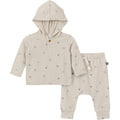 2-Piece Baby Boys Oatmeal Heather Hooded Brushed Hacci Set Outfits & Sets Modern Moments™ by Gerber®