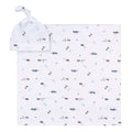 2-Piece Baby Boys Road Trip Swaddle and Cap Set Blankets Gerber®