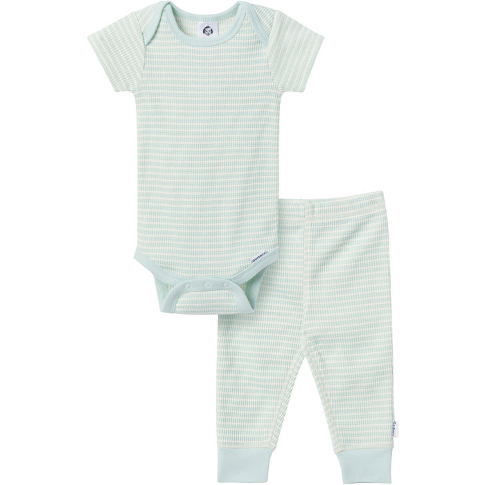2-Piece Baby Neutral Stripe Sky Onesies® Bodysuit and Pants Set Outfits & Sets Gerber®