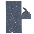 2-Piece Baby Boys Stars & Moon Swaddle and Cap Set receiving blankets Gerber®