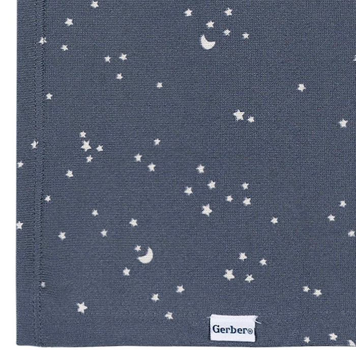 2-Piece Baby Boys Stars & Moon Swaddle and Cap Set receiving blankets Gerber®