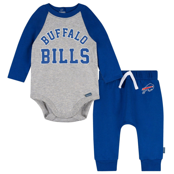 2-Piece Baby Neutral Buffalo Bills Bodysuit and Jogger Set NFL NFL