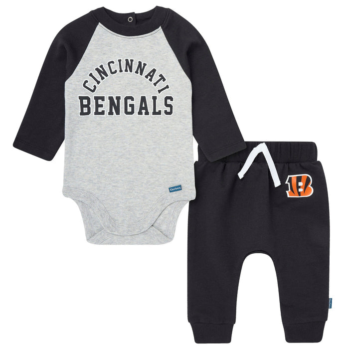 2-Piece Baby Neutral Cincinatti Bengals Bodysuit and Jogger Set NFL NFL