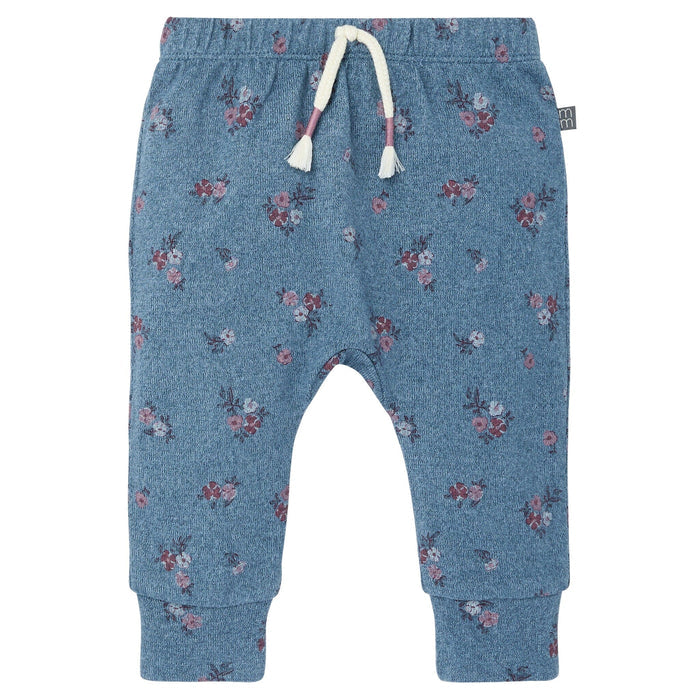 2-Piece Baby Girls Blue Heather Peplum Top and Pants Outfits & Sets Gerber®