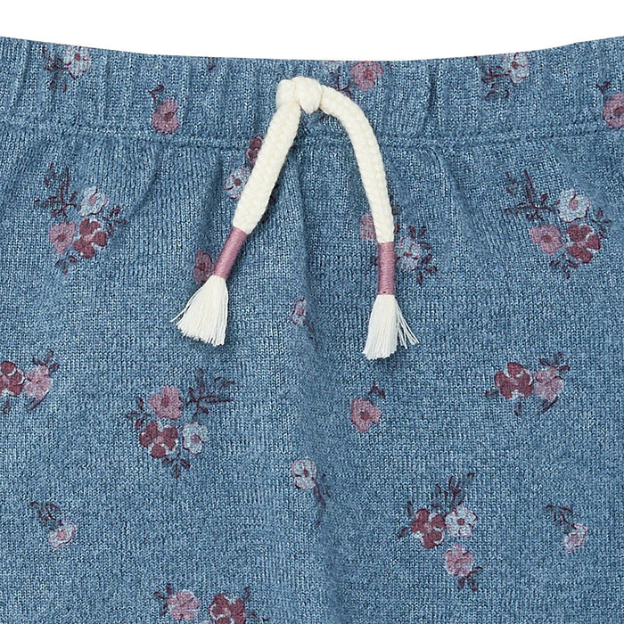 2-Piece Baby Girls Blue Heather Peplum Top and Pants Outfits & Sets Gerber®