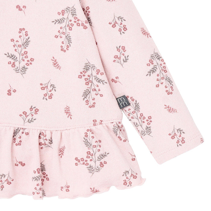 2-Piece Baby Girls Blush Heather Peplum Top and Pants Outfits & Sets Gerber®