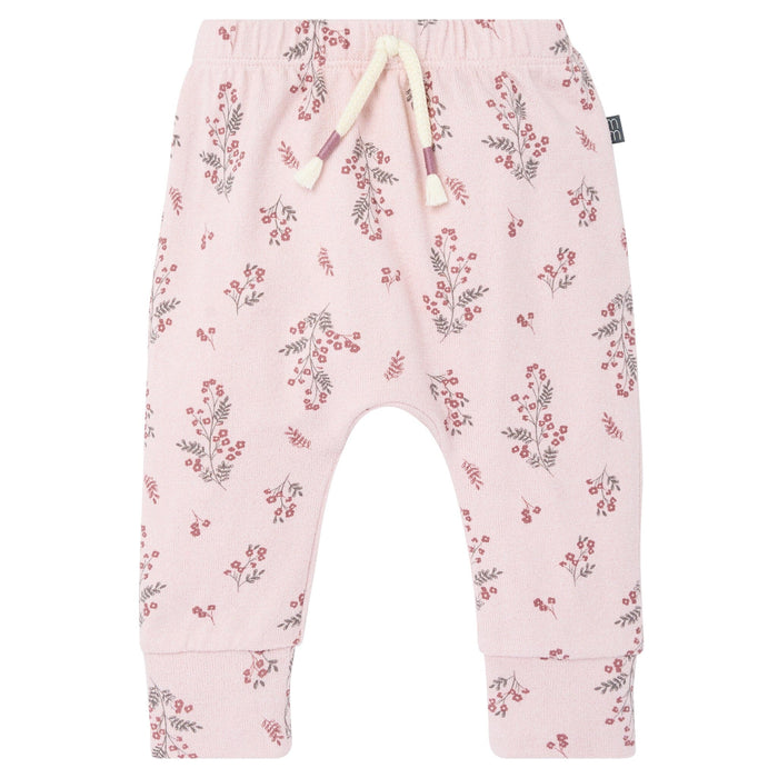 2-Piece Baby Girls Blush Heather Peplum Top and Pants Outfits & Sets Gerber®