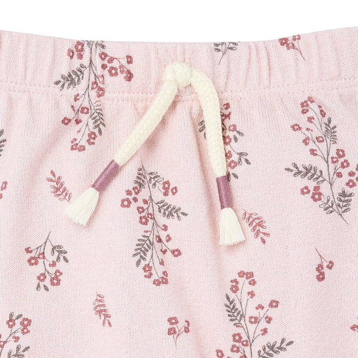 2-Piece Baby Girls Blush Heather Peplum Top and Pants Outfits & Sets Gerber®