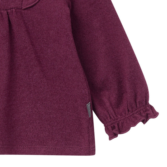 2-Piece Baby Girls Purple Heather Ruffle Top and Pant Set Outfits & Sets Gerber®