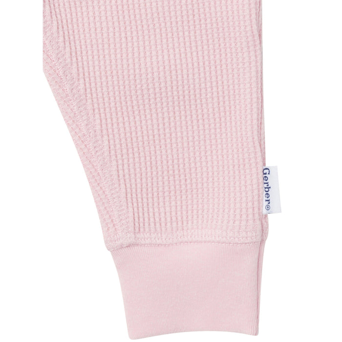 2-Piece Baby Girls Chalk Pink Onesies® Bodysuit and Pants Set Outfits & Sets Gerber®