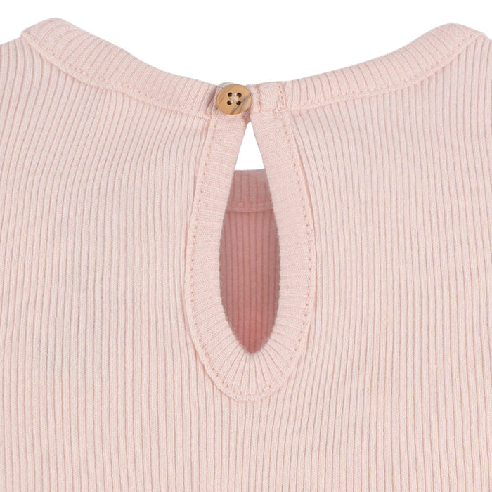 2-Pack Baby Girls Crystal Pink Bodysuit and Shorts Set