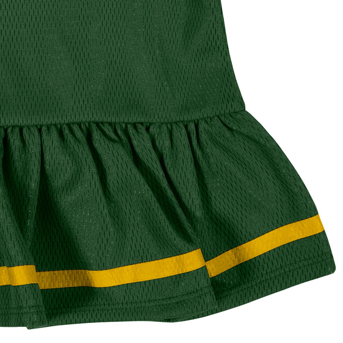 Baby Girls Green Bay Packers Cheerleader Dress and Diaper Cover Set NFL NFL