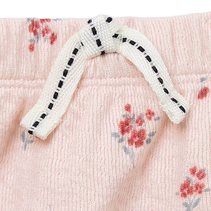 2-Piece Baby Girl Rose Spring Bodysuit & Harem Shorts Bundle outfits Modern Moments™ by Gerber®