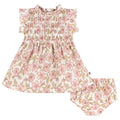 2-Piece Baby Girls Multi Flower Smocked Dress and Diaper Cover Dresses Modern Moments™ by Gerber®
