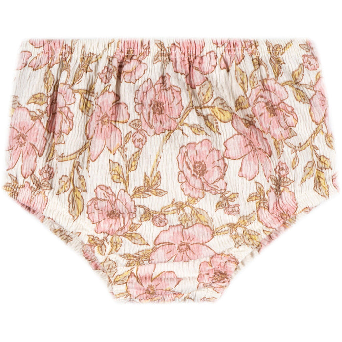 2-Piece Baby Girls Multi Flower Smocked Dress and Diaper Cover Dresses Modern Moments™ by Gerber®