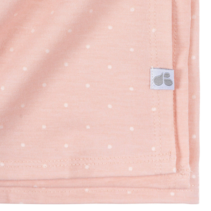 2-Piece Baby Girls Pink Floral Swaddle Blanket & Headband Set Gerber®