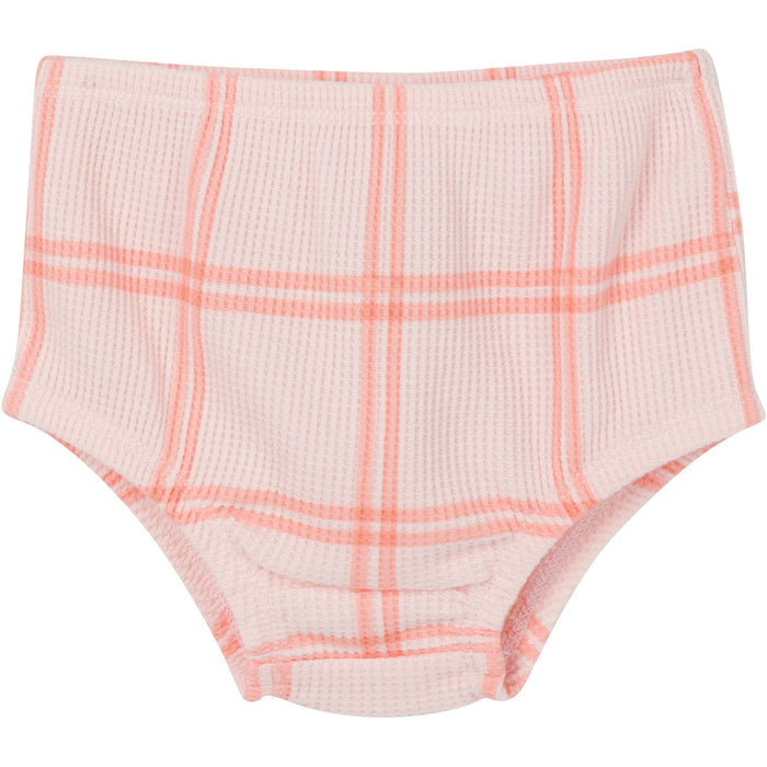 2-Piece Baby Girls Pink Plaid Dress Set
