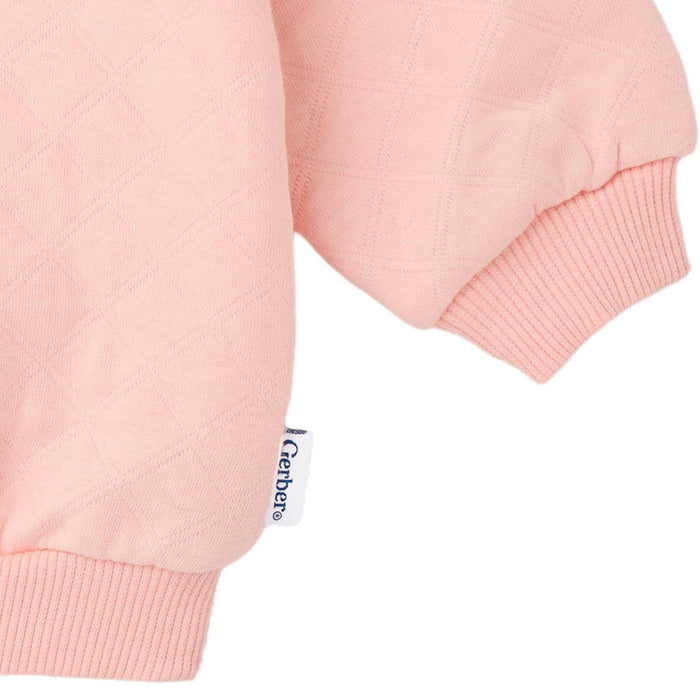 2-Piece Baby Girls Pink Quilted Top & Jogger Set outfits Gerber®