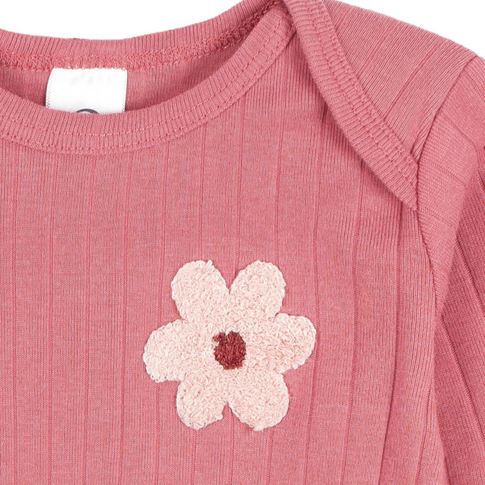 2-Piece Baby Girls Rose Bodysuit and Pant Set outfits Gerber®