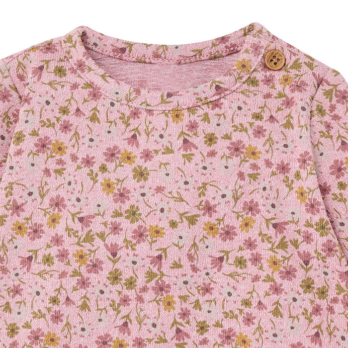2-Piece Baby Girls Rose Heather Peplum Top and Pants Outfits & Sets Gerber®