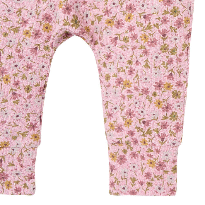 2-Piece Baby Girls Rose Heather Peplum Top and Pants Outfits & Sets Gerber®