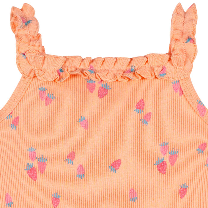 2-Piece Baby Girls Strawberries Bodysuit & Shorts Set Outfits & Sets Gerber®