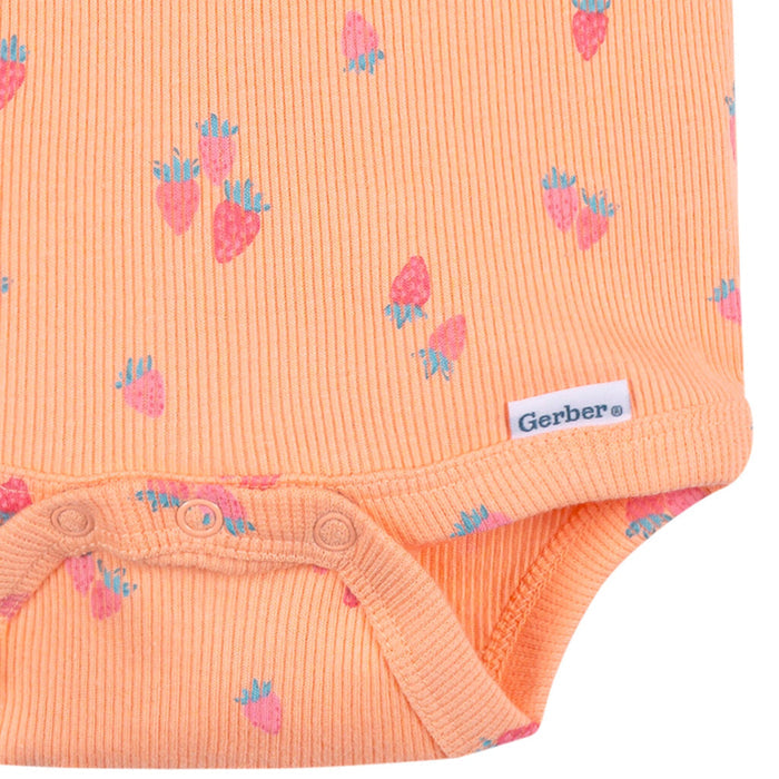 2-Piece Baby Girls Strawberries Bodysuit & Shorts Set Outfits & Sets Gerber®