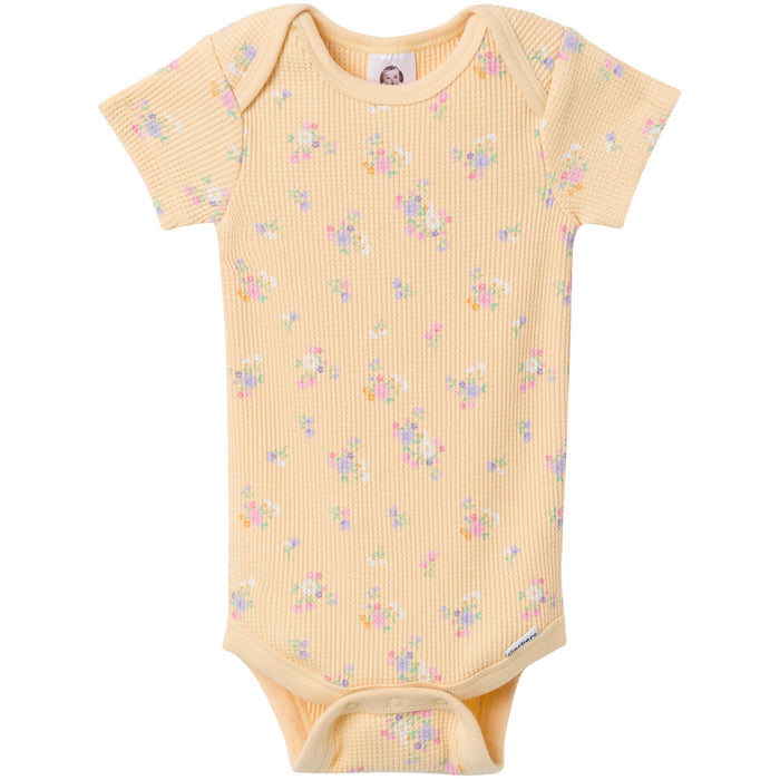 2-Piece Baby Girls Yellow Floral Onesies® Bodysuit and Pants Set Outfits & Sets Gerber®
