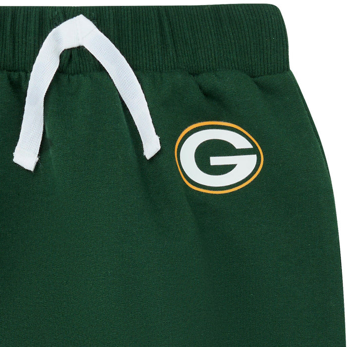 2-Piece Baby Neutral Green Bay Packers Bodysuit and Jogger Set NFL NFL