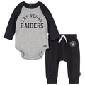 2-Piece Baby Neutral Las Vegas Raiders Bodysuit and Jogger Set NFL NFL
