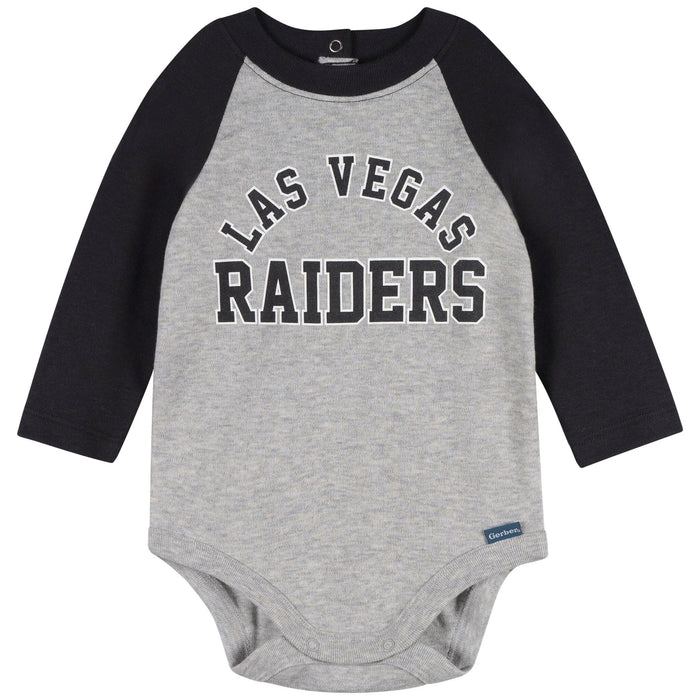 2-Piece Baby Neutral Las Vegas Raiders Bodysuit and Jogger Set NFL NFL